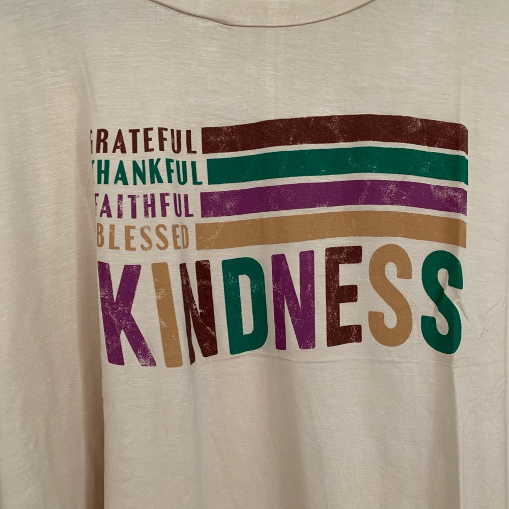 Kindness Print Oversized Knit Top - Picture 10 of 10